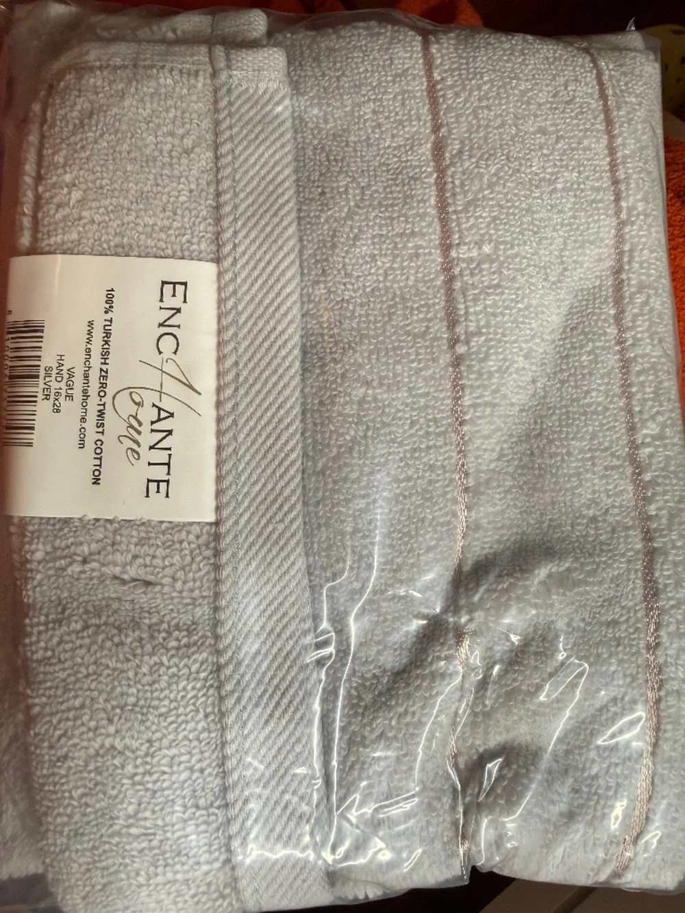 Enchante Home Timaru 1-pc. Quick Dry Turkish Hand Towel Set, One Size , Gray
